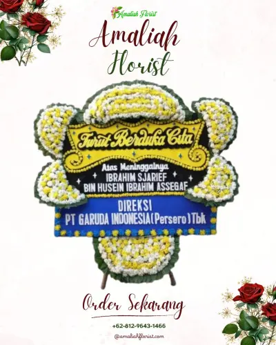 Papan Bunga Duka di Afa Afa