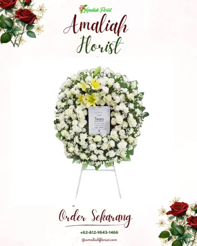 Krans Bunga Duka Cita di Afa Afa