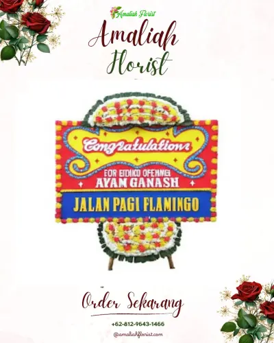 Bunga Papan Congratulation di Afa Afa